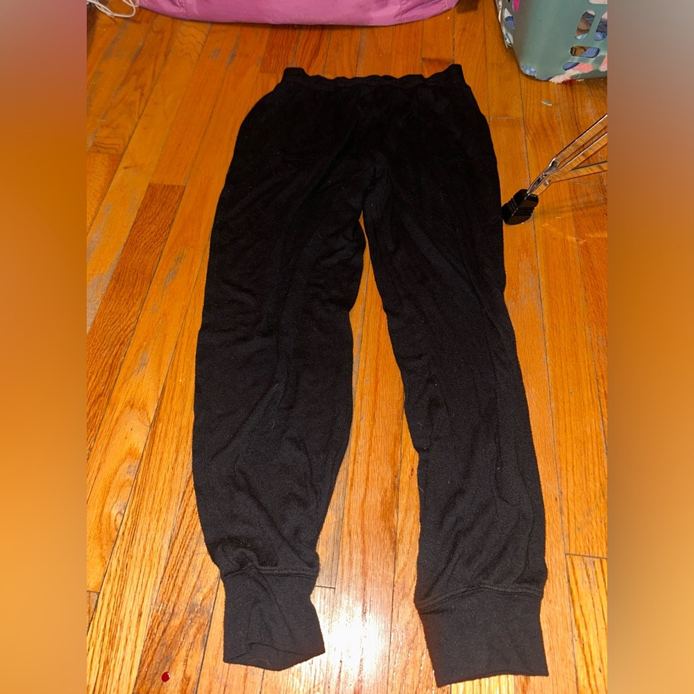 PINK black pajama pants